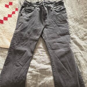 Madewell Charcoal Denim Jeans